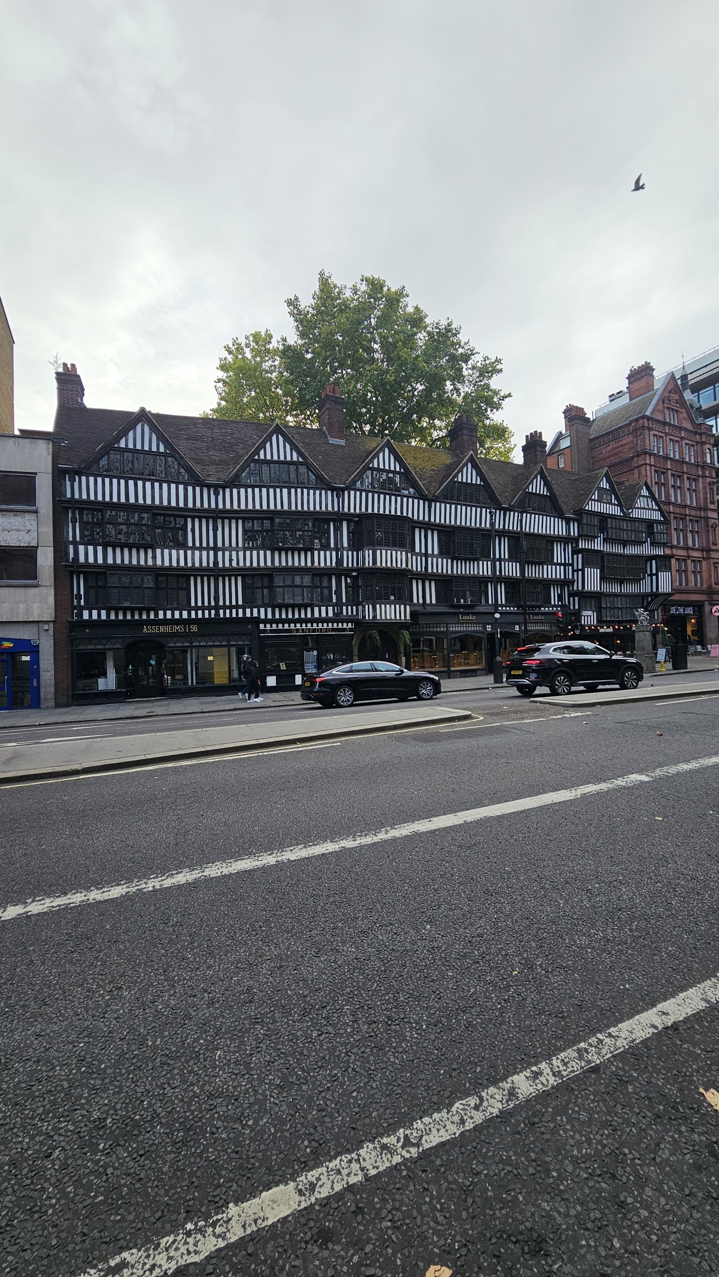 Staple Inn's timber-framed frontage